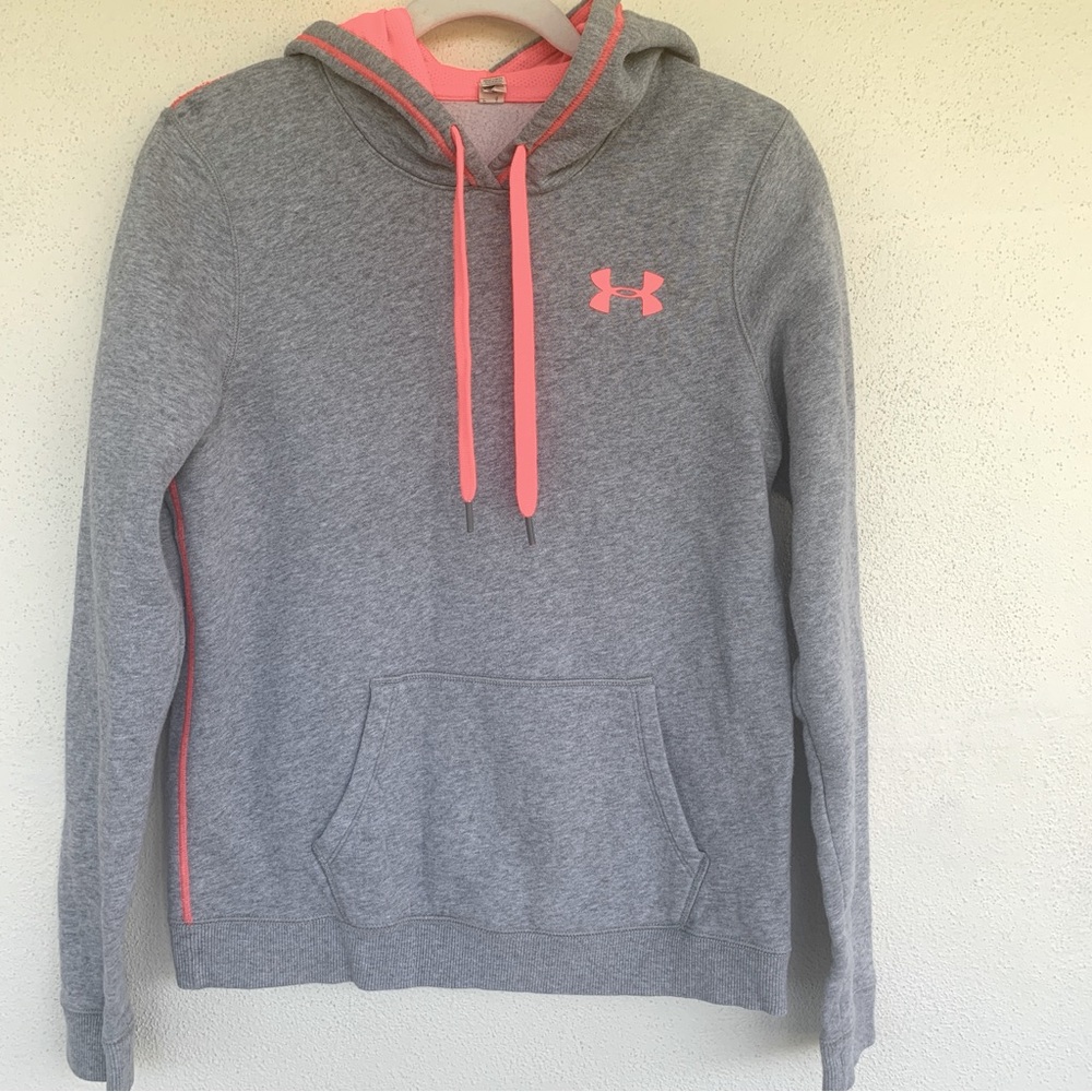 Under armour gear hoodie pull over sweat shirt.